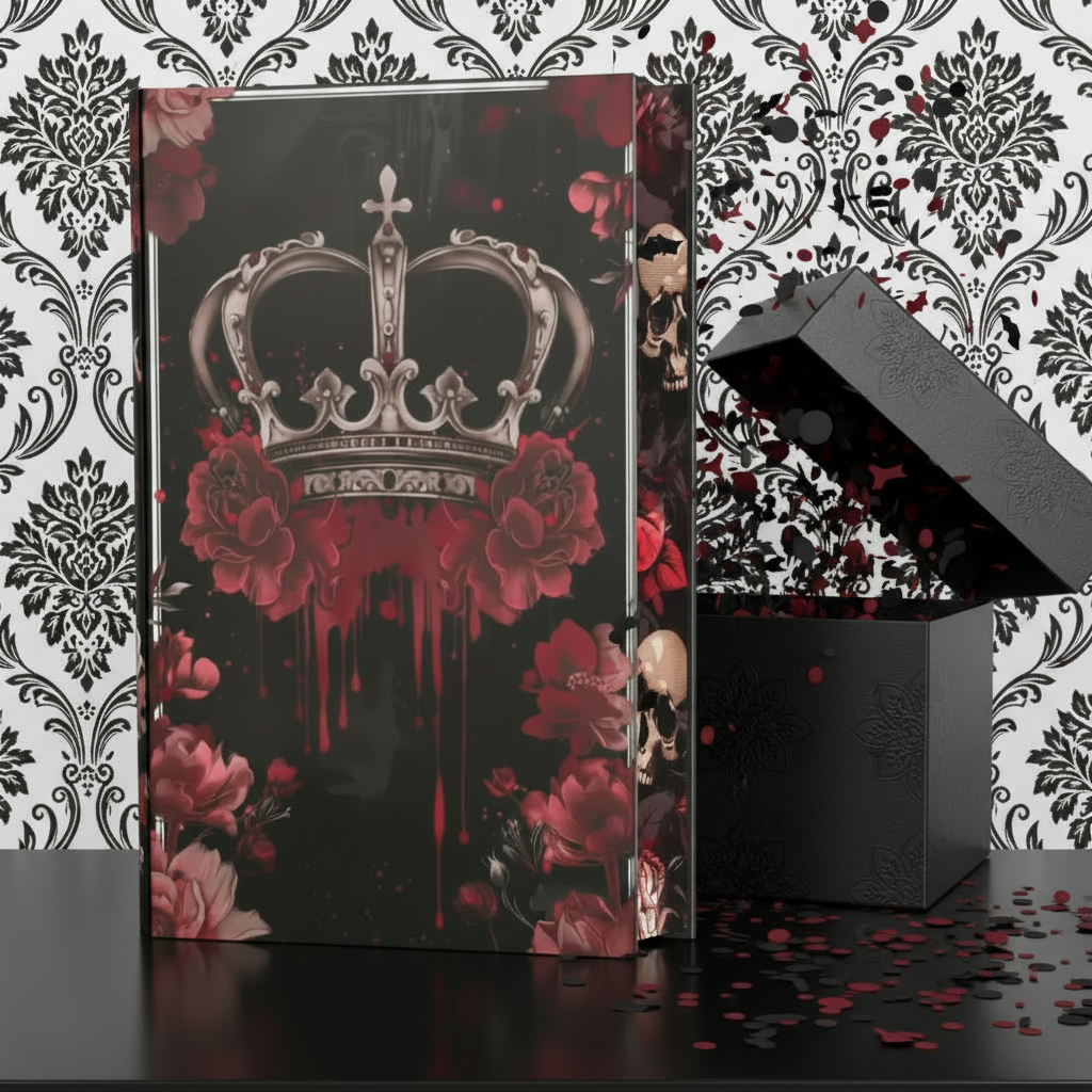 Crowned In Blood Hardcover Only - Dark Mafia Romance Special Edition
